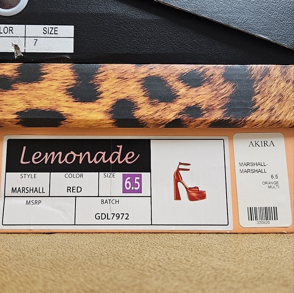 Fits like 7.5 Orange Platform Heel - Picture 8 of 9